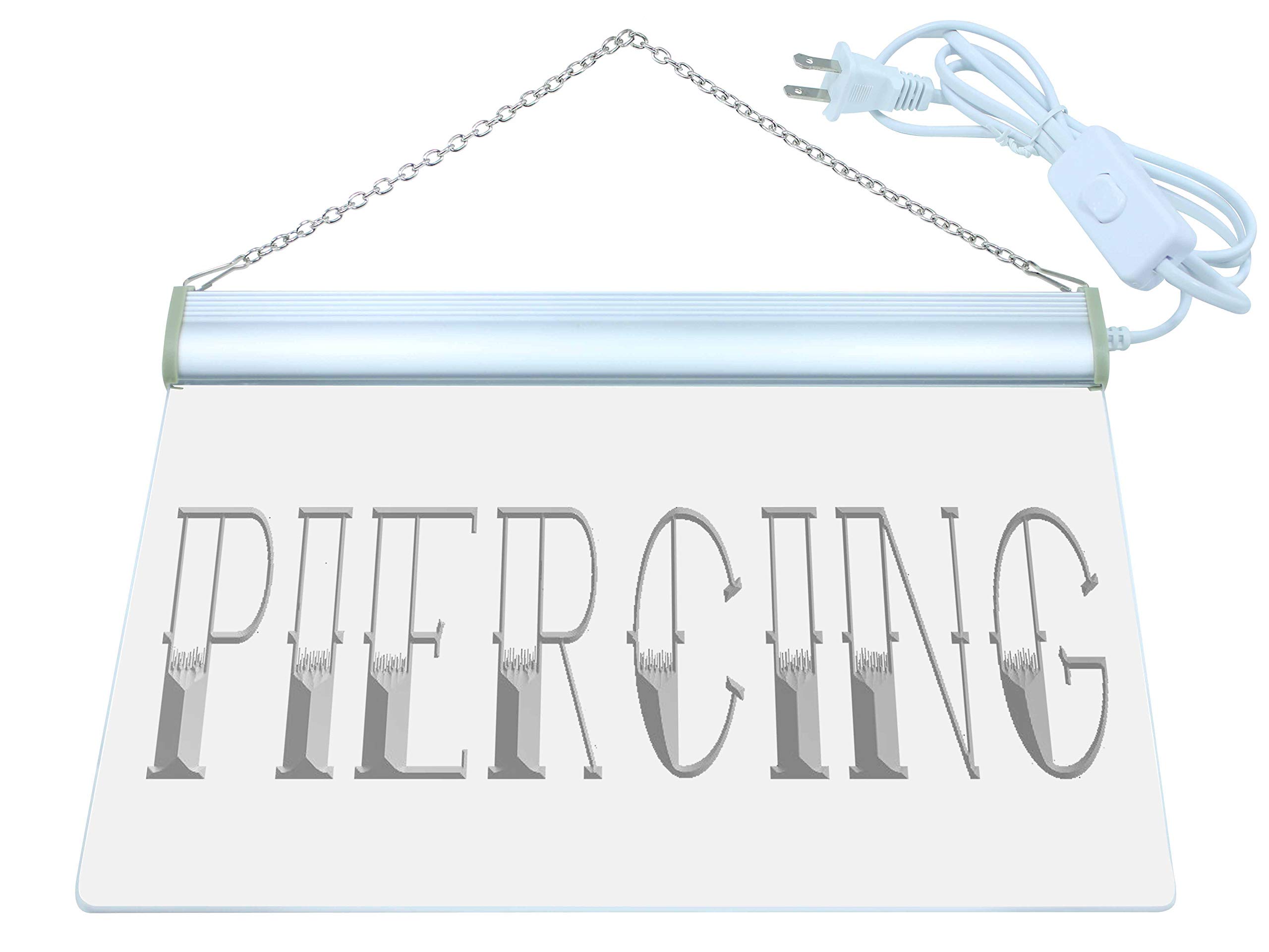 ADVPRO Piercing Shop Display Lure LED Neon Sign Red 12 x 8.5 Inches st4s32-i549-r