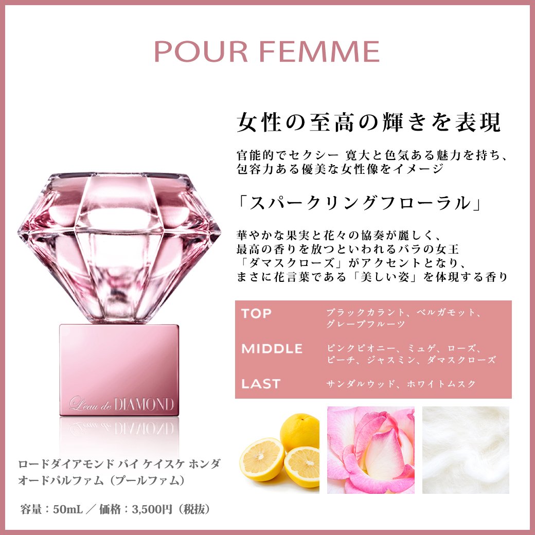 Amazon | ロードダイアモンド バイ ケイスケ ホンダ オードパルファム