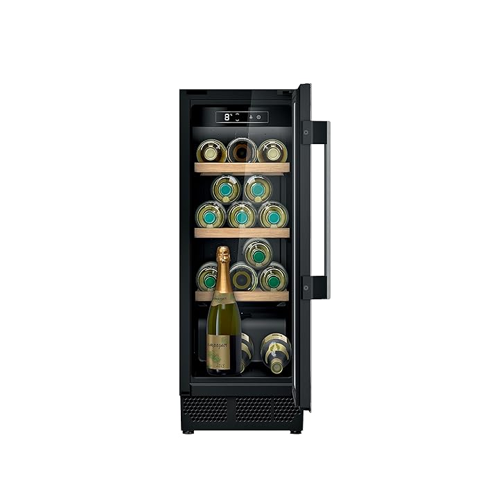 Buy Neff KU9202HF0G N70 Wine Cooler with Glass Door, 82x30cm