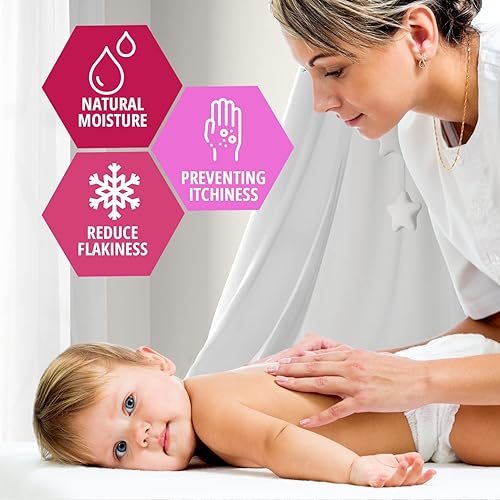 Miniatura 3 de MED PRIDE Aceite puro para bebés, niños y niñas, aceite mineral de primera calidad para bebés para evitar la pérdida de humedad, hidratante