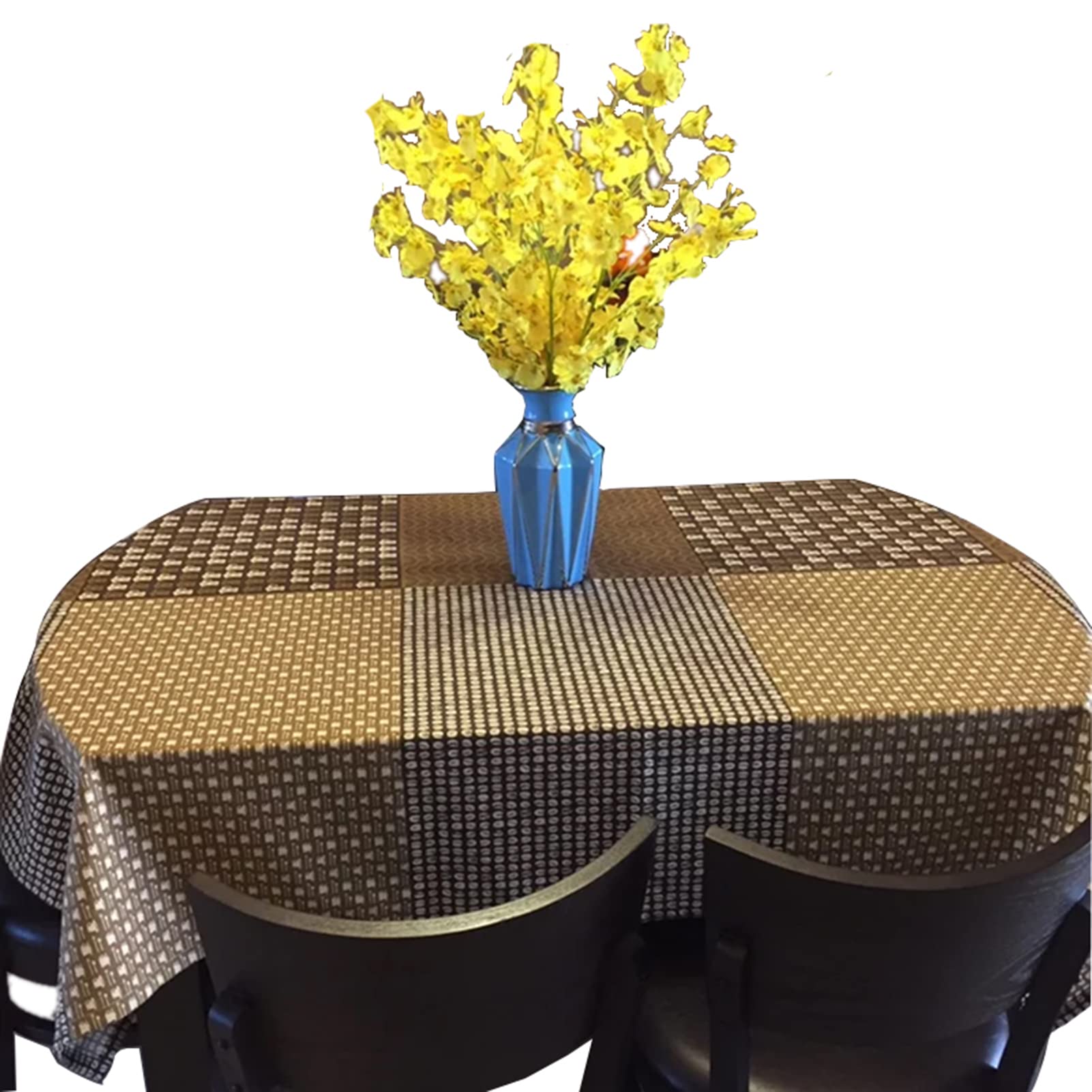 Tovaglia in Cotone e Lino, tovaglia in Tessuto per ristoranti e caffè di Alta qualità, tovaglia Rettangolare per Decorazioni da Giardino all'aperto (Dimensioni: 140x200 cm) (130x180 cm)