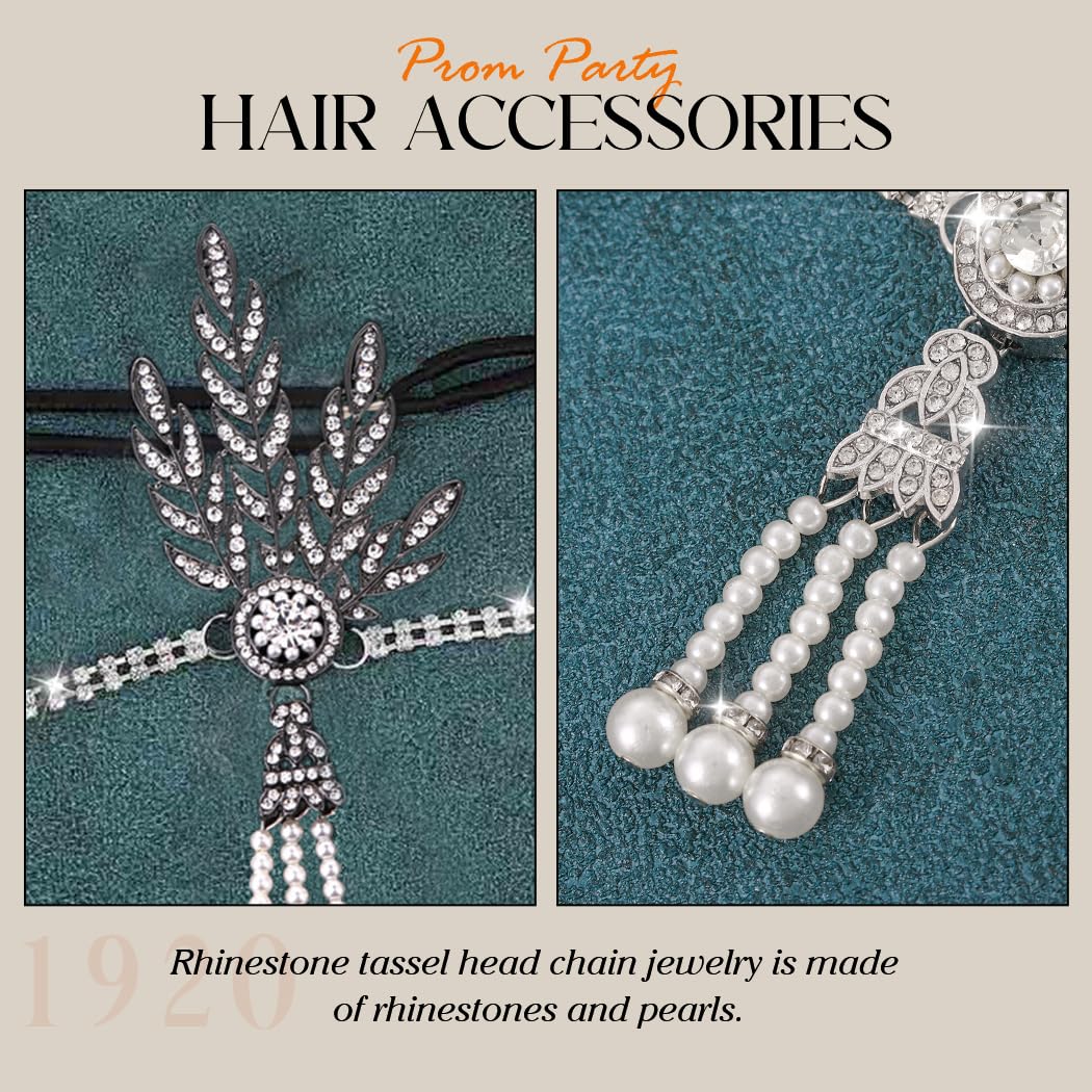 5 Fasce per Capelli Con Strass, Lato Con Cristalli, Alla Moda, Fascia