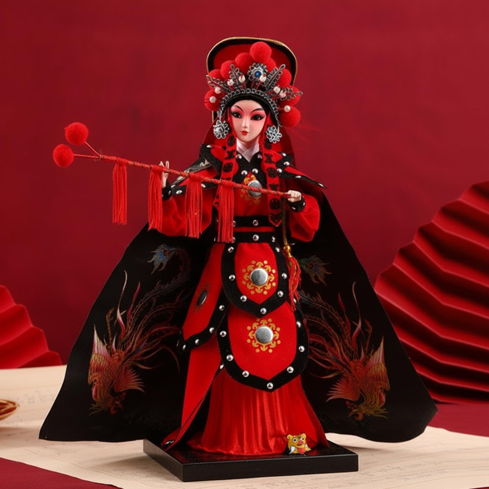 Figura Drama China corativo Estatuilla, Muñeca De Porcelana China Antigua - Cuatro Bellezas Talentosas Shangguan WAN Er