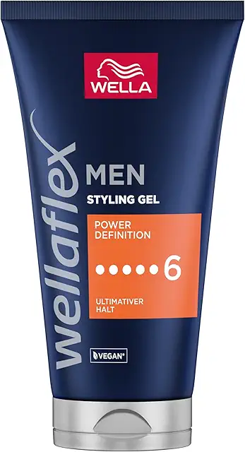 Wellaflex Men Power Definition Gel - Ultimativer Halt Haargel für definierte Styles | 150ml