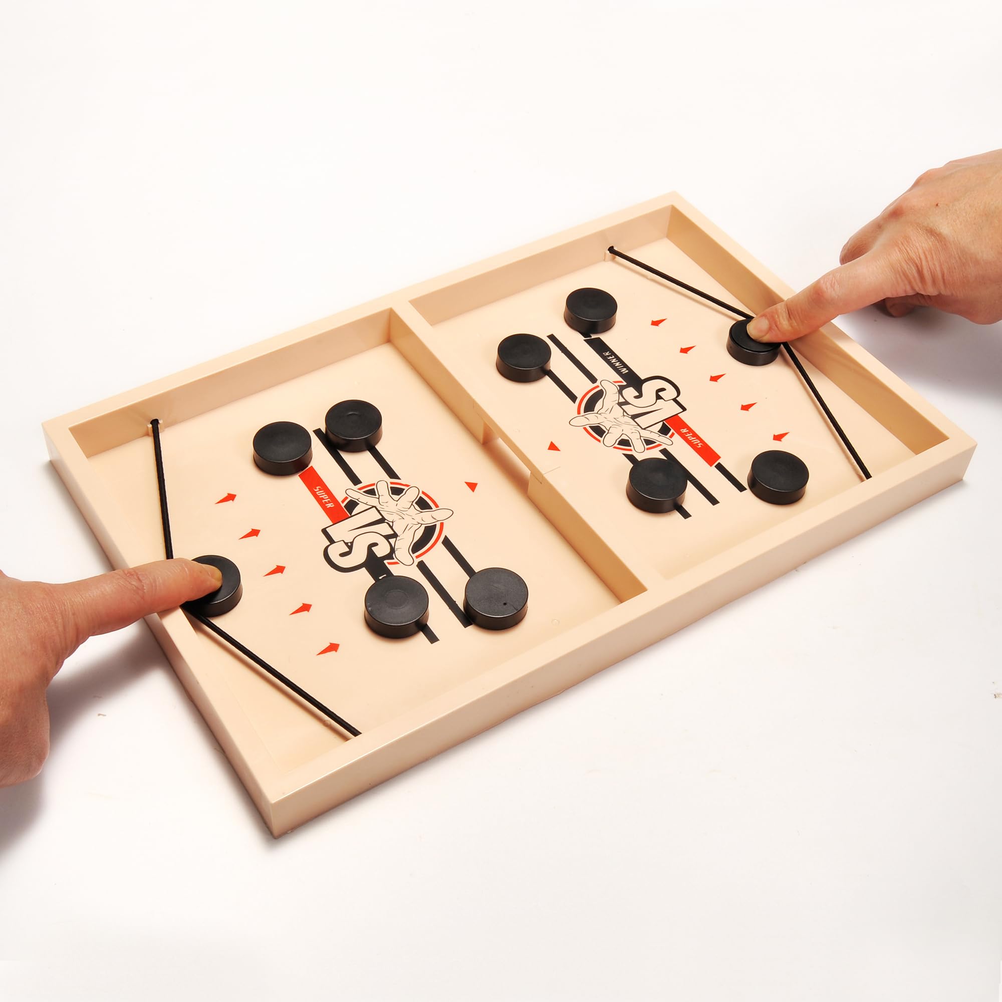 Sponsored Ad – Fast Sling Puck Game, 14” Slingshot Desktop Battle Games, Table Top Hockey Games for Adults & Kids, Parties Board Game Desktop Interactive Ideal Gift for Family Game Night