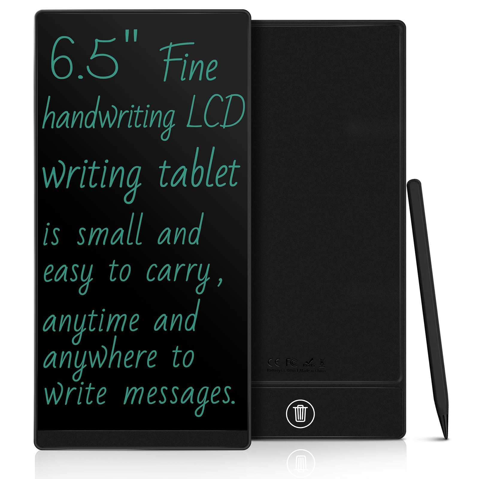 LCD Writing Tablet for Adults: Mini 6.5 Inch Full Screen