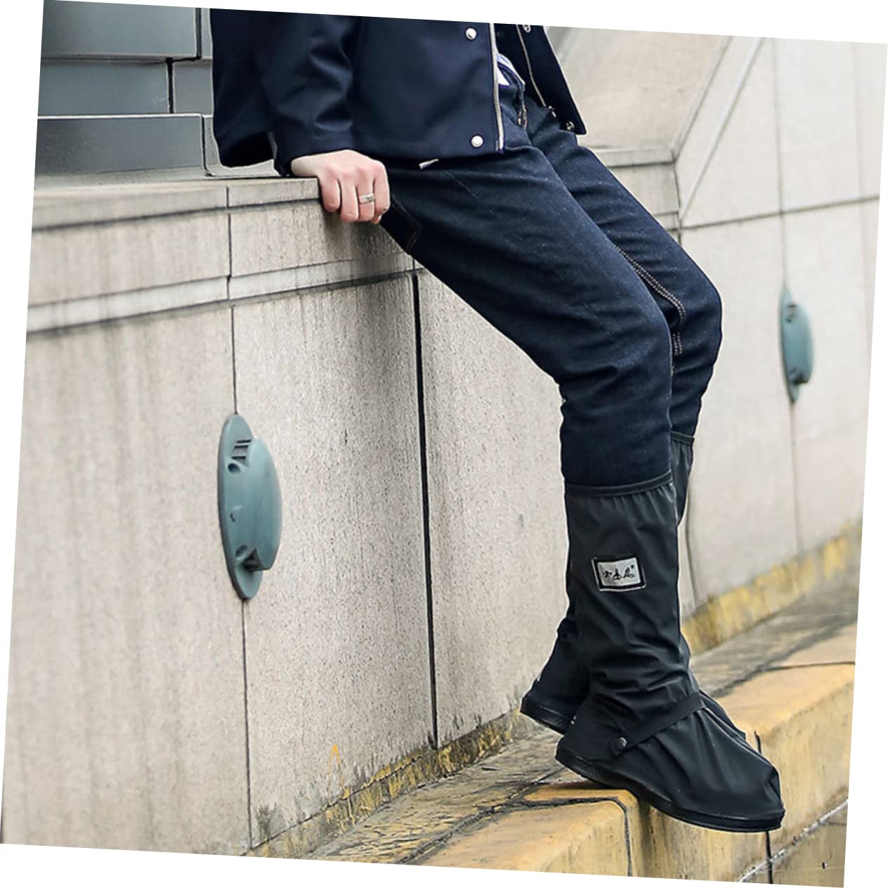 balacoo Boots for Men Women Rainproof Shoe Cover Boot Protector Reusable Non-Slip Compact Ideal for Outdoor Activities