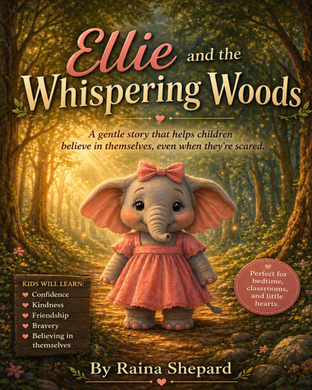 Ellie and the Whispering Woods: A gentle story that helps children believe in themselves, even when they're scared. (Ellie the Elephant)