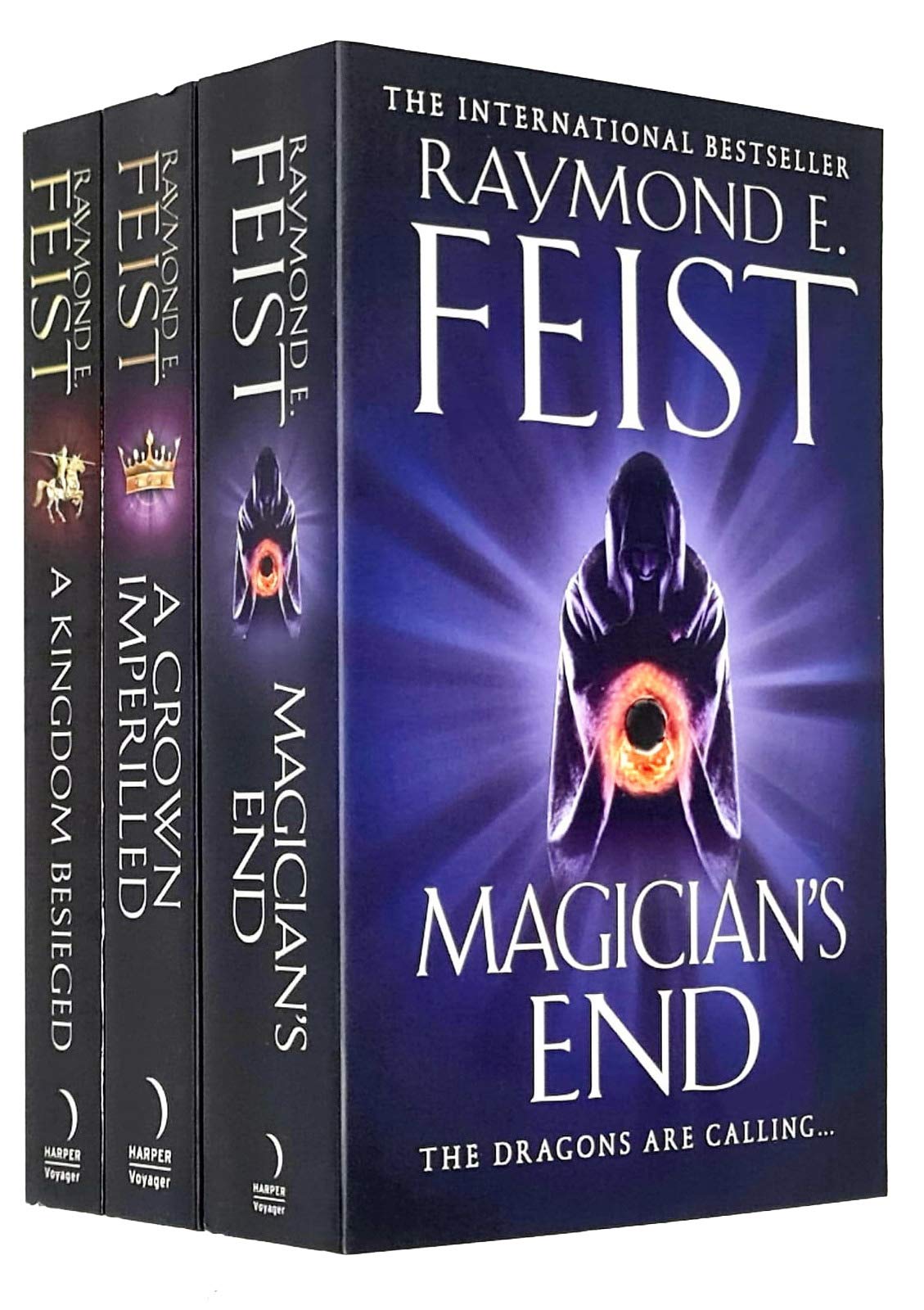 The Chaoswar Saga 3 Books Collection Set By Raymond E. Feist (Kingdom Besieged, A Crown Imperilled, Magician’s End)