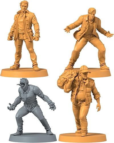 Miniatura 2 de CMON Zombicide Supernatural - Paquete de personajes #2 - Jack Kline, John Winchester, Bobby Singer, Leviathan - Juego de mesa de estrategia