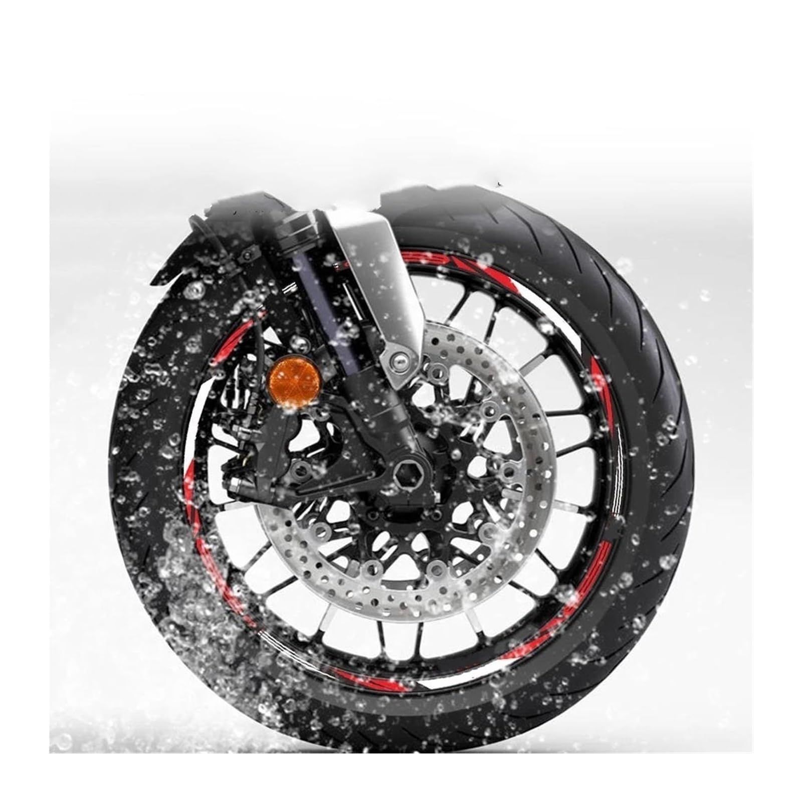 Radaufkleber Motorradzubehör Radaufkleber Reflektierende Aufkleber Felgen Für Suzuki Für Hayabusa 1340(Style 5)