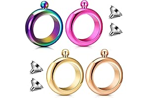 Dandat 4-Set Bracelet Flask: The Ultimate Accessory for Stylish Spirits
