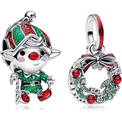 MSPOVOF Holiday Fashion Heart Charms S925 Sterling Silver Bead for Bracelets and Necklaces for Women Jewelry Present