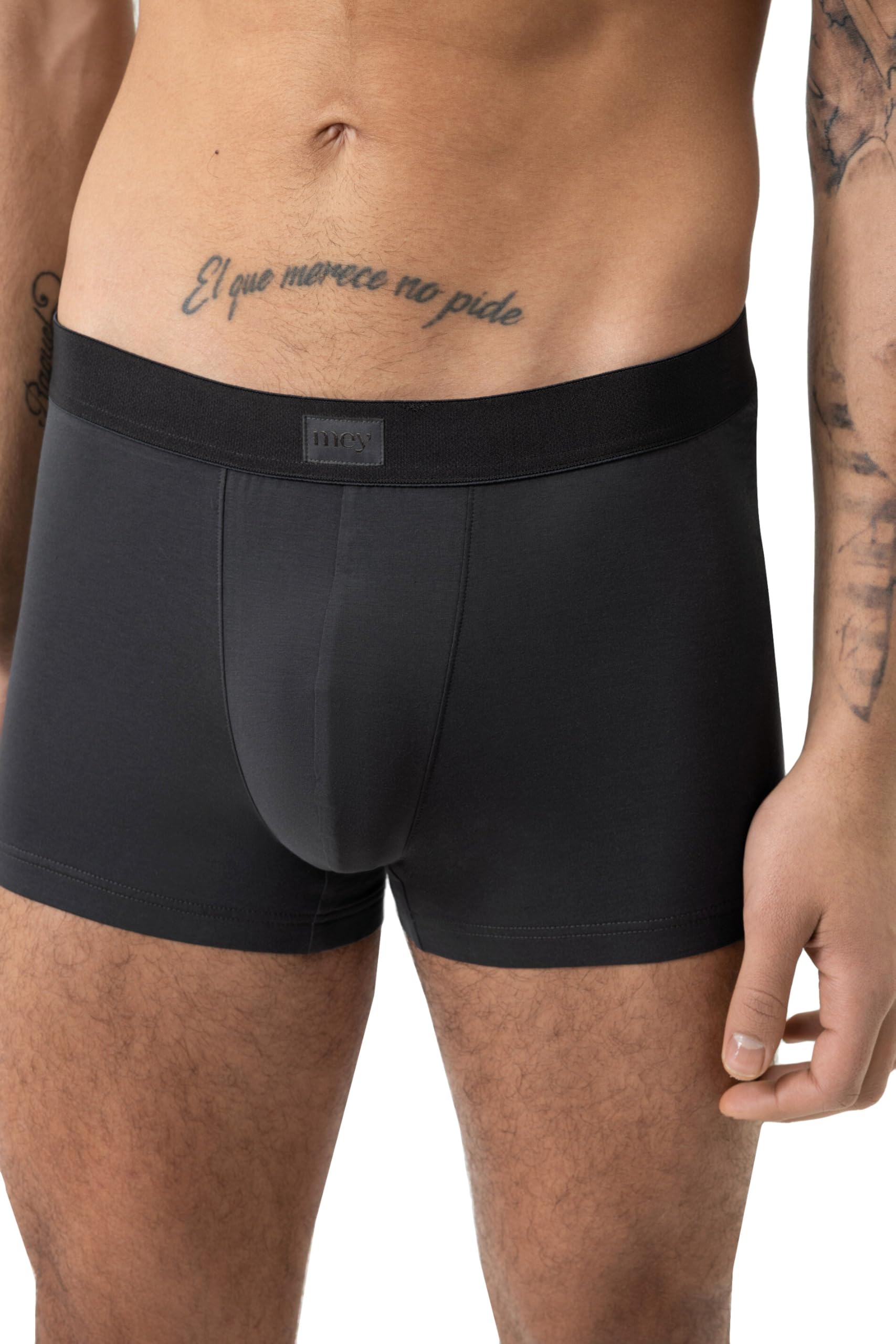 Mey Herren Trunk Shorty: Exklusive Trunk-Shorty, Körpernahe Passform, Mit aufgesetztem elastischen Webgummi, Puristisches Design, veredelte Baumwolle, Serie 10 Out of 10