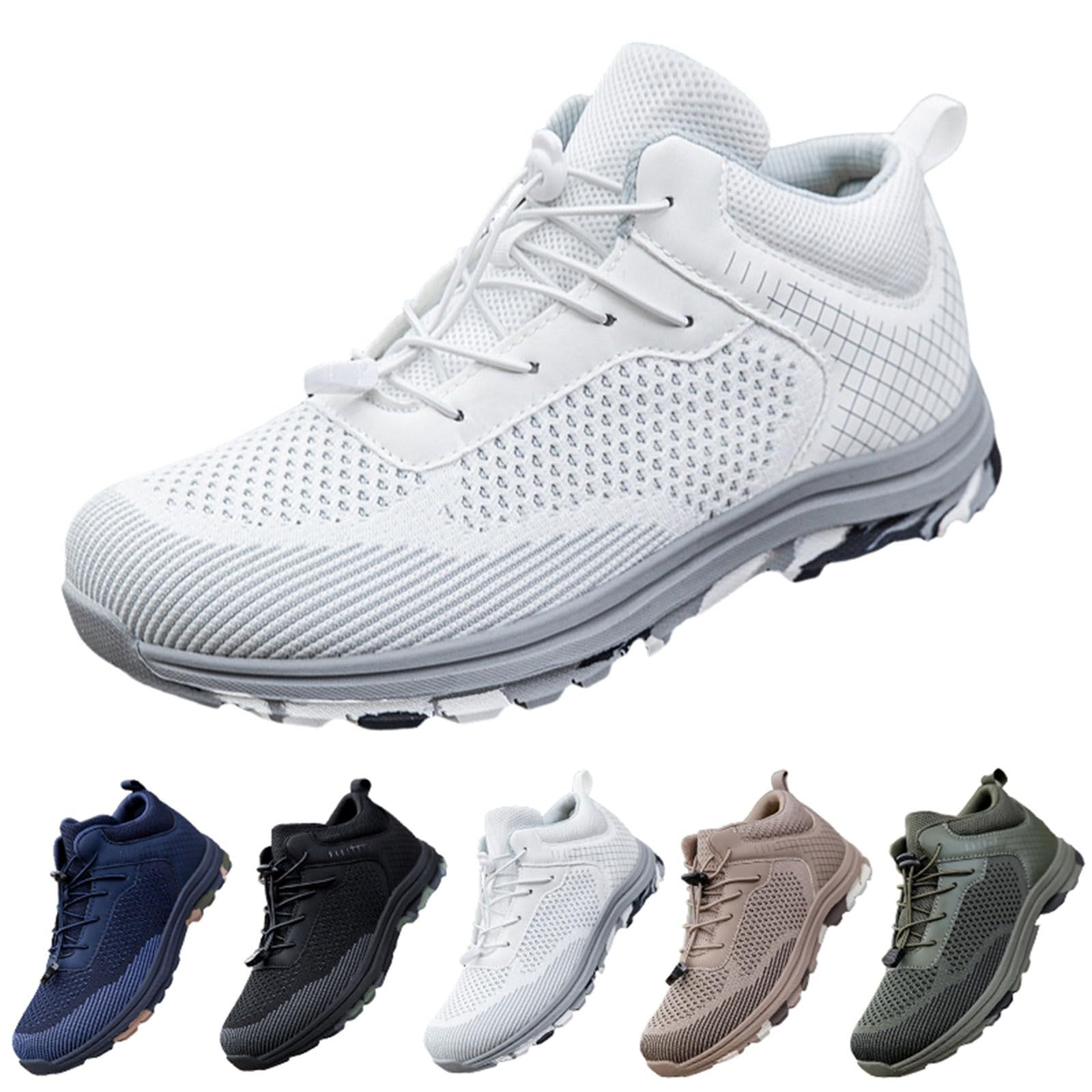 Zapatillas de running para hombre, amortiguación, transpirables, ligeras,
