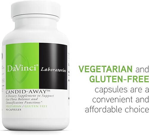 Miniatura 5 de DAVINCI Labs Candid-Away - Apoyo para la salud intestinal digestiva, apoyo del sistema inmunológico con enzimas digestivas, calcio, magnesio y más*