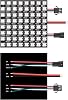8X8 LED Matrix Panel, WS2812B Individually Addressable RGB 5050SMD Pixels Flexible Panel, Dream Colours Works with SP107E, K1000C WS2812B Controllers etc, Programmable LED Fit Video Image Display 5V
