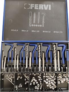 HHIP 1011-0051 M5-M12 132 Piece Helical S.T.I. Master Thread Repair Kit