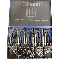 Vista 14 de HHIP 1011-0066 Kit de reparación de roscas STI helicoidales M6 x 1.00 de 31 piezas