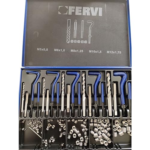 Miniatura 14 de HHIP 1011-0066 Kit de reparación de roscas STI helicoidales M6 x 1.00 de 31 piezas