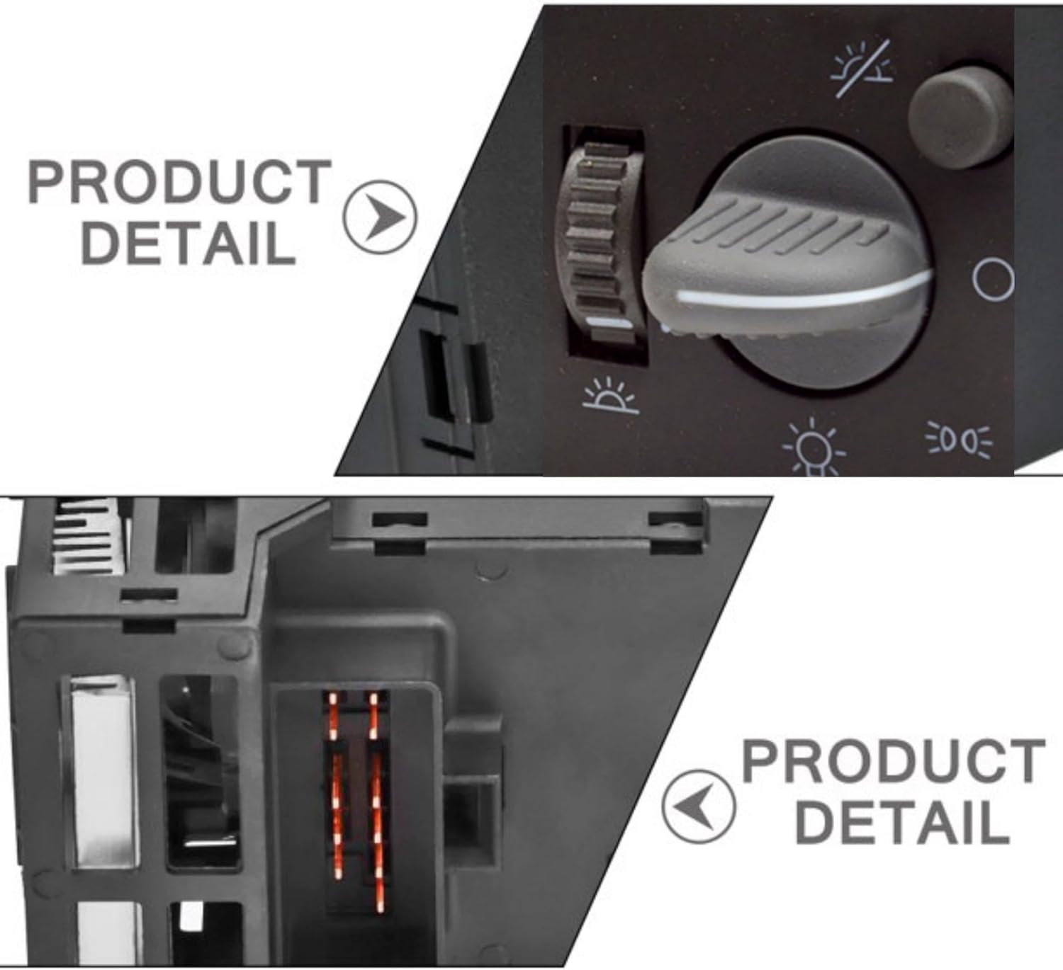 Headlight Switch Compatible with 95-98 Chevy GMC Vehicles C1500 C2500 C3500 K1500 K2500 K3500 Express1500 2500 3500 Headlamp Instrument Panel Dimmer and Dome Lamp Switch Replaces 93443101 D1523H