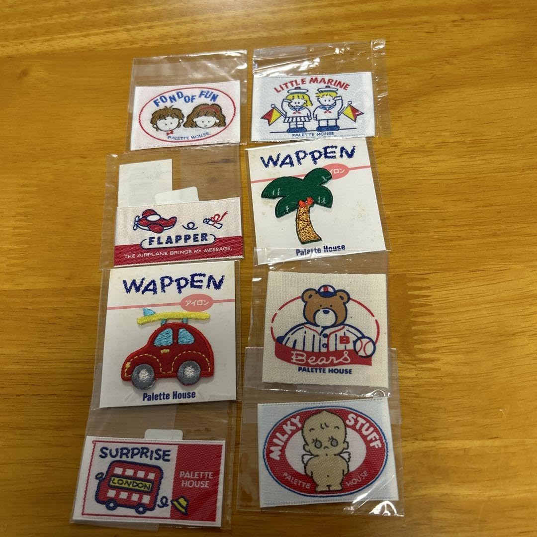 Amazon.co.jp: 昭和レトロ ワッペン ラベル 8点セット : おもちゃ