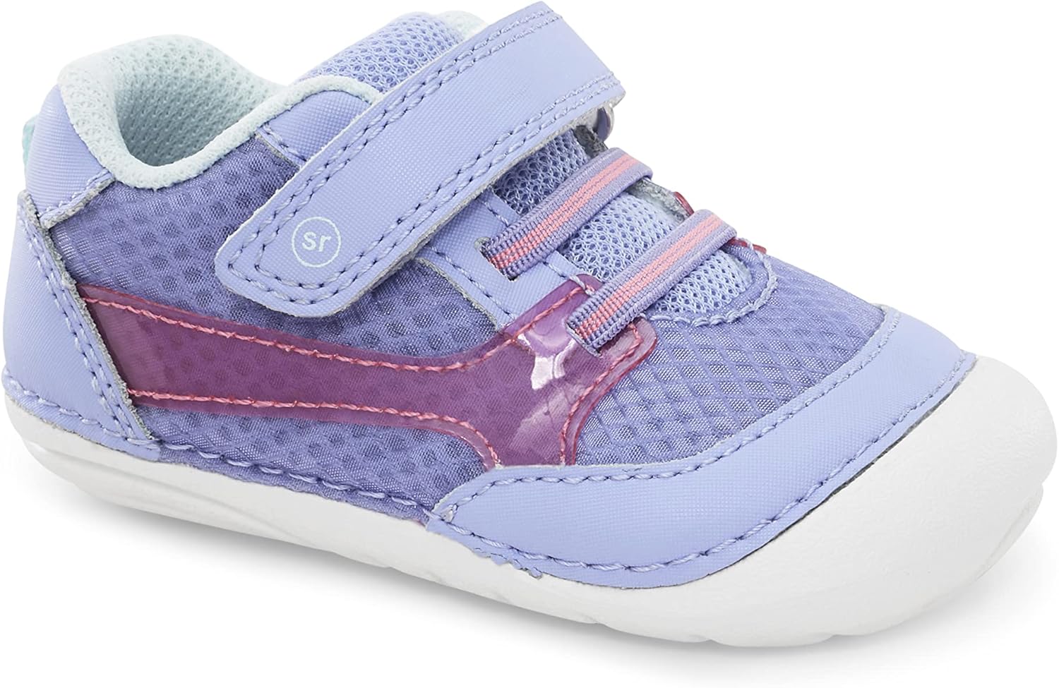 Stride Rite Baby Girls SM Kylin Casual Shoe, Periwinkle, 3 Wide Infant