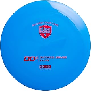 Discmania S-Line DD3 Disc Golf Driver – Overstable Frisbee Golf Disc, Disc Golf Distance Driver - Colors Will Vary