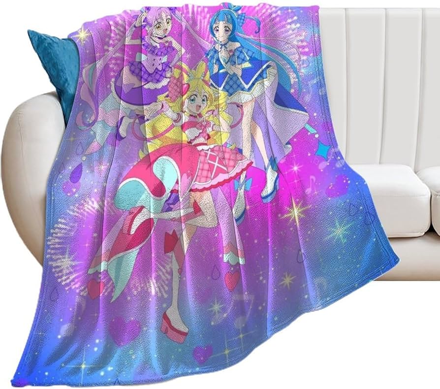 Amazon｜キミとアイドルプリキュア♪毛布 軽量 シングル 毛布 シング