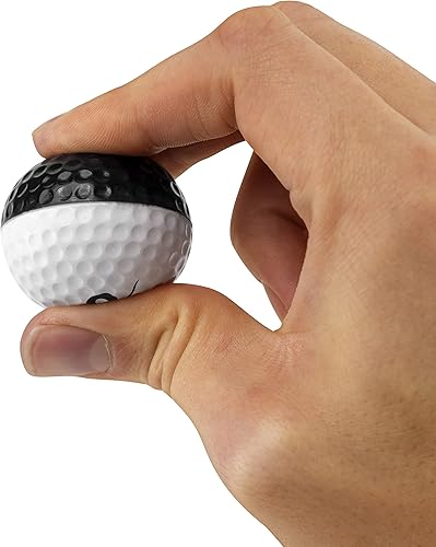 Miniatura 8 de IZZO Pelotas de golf de práctica de emoji de golf, paquete de 12 pelotas de golf de práctica de espuma, ayuda para entrenamiento