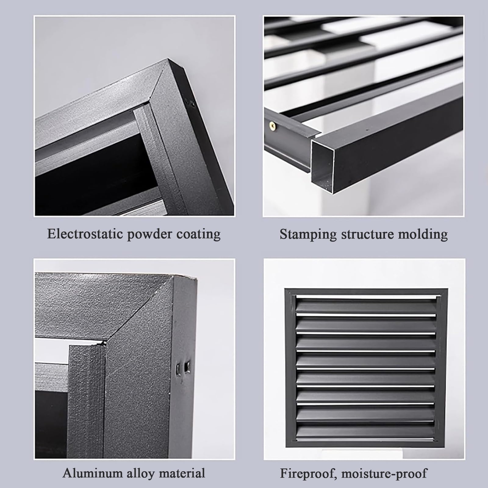 Podzielona pokrywa klimatyzatora do jednostek zewnętrznych, aluminiowa osłona klimatyzatora i pompy ciepła, zewnętrzna osłona ochronna skraplacza, ekran prywatności AC ze stopu aluminium (kolor