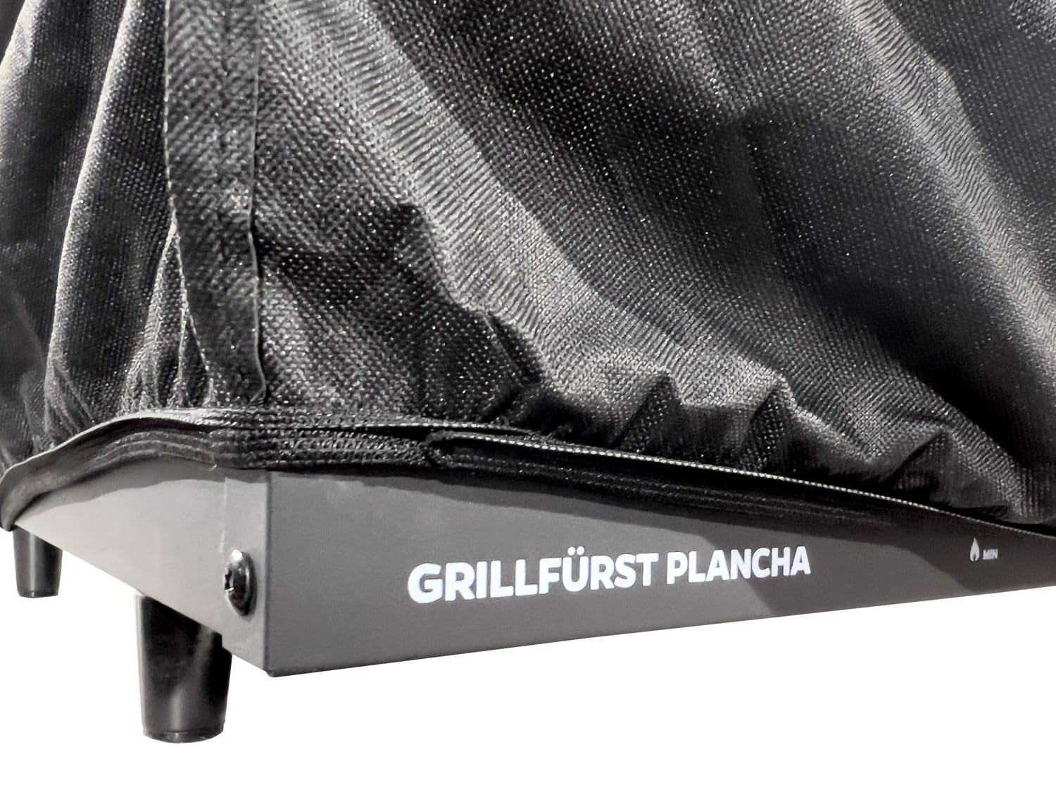 Grillfürst Plancha Grill Abdeckhaube - robuste Schutzhülle 59 x 42 x 18 cm, wetterfest und wasserdicht, Abdeckung Plancha Grill