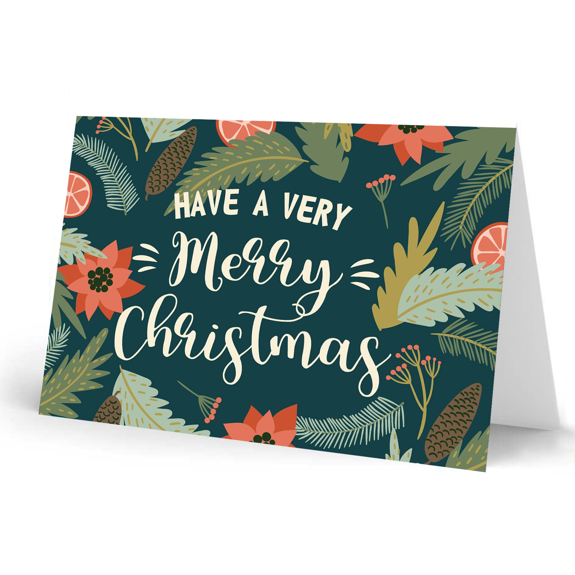 RED OCEAN Christmas Card For Neighbour Best Friends Christmas Card For Him Her Auntie Uncle Mum Dad Christmas Cards