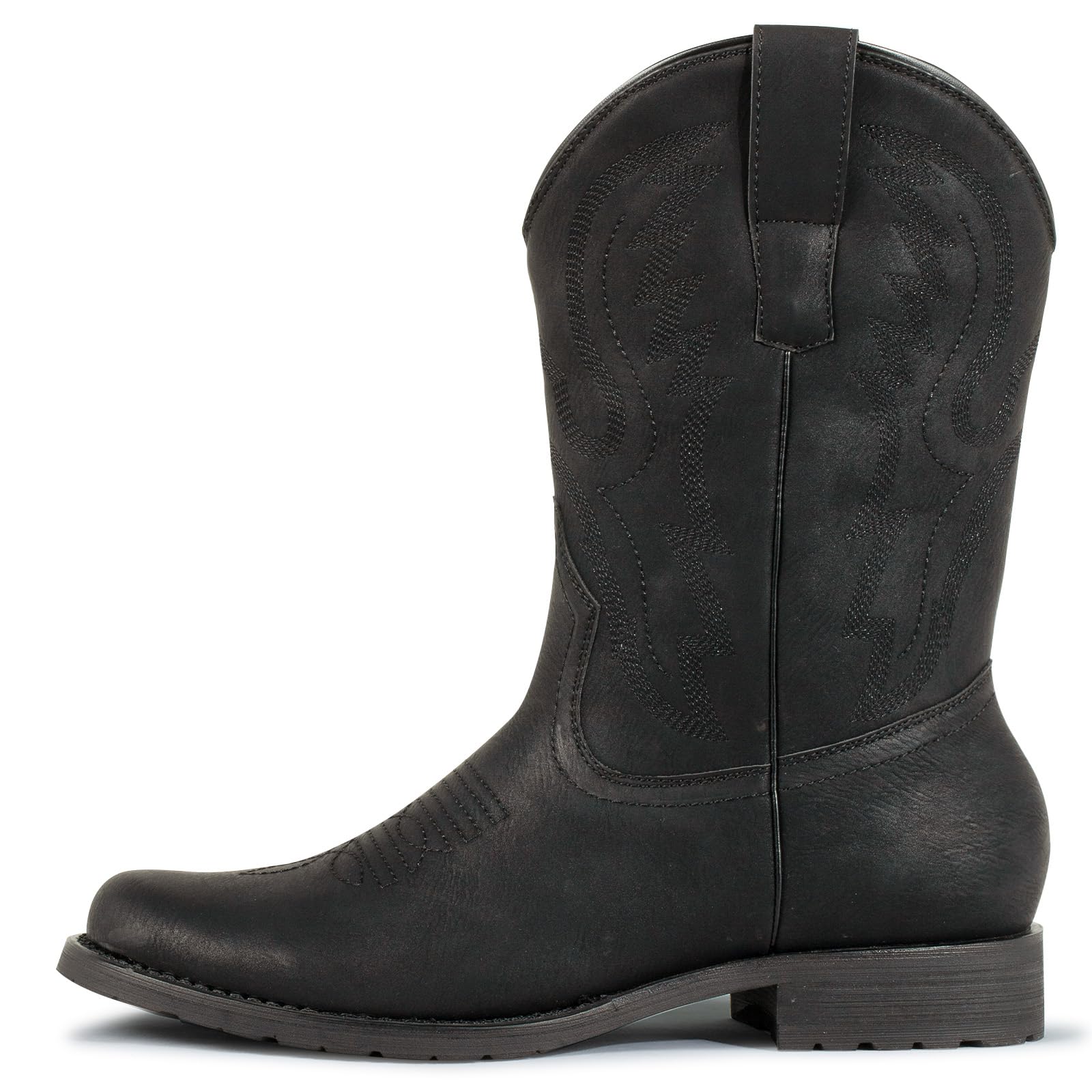 J's.o.l.e Stivali da cowboy da uomo, punta tonda, stivali da lavoro western, resistenti al silp