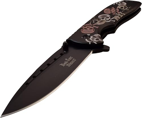 Dark Side Ballistics DS-A060BK - Cuchillo con resorte