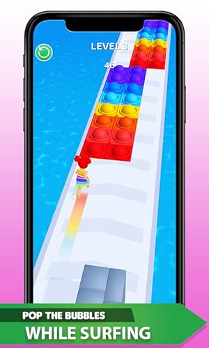 Fidget Bubble Pop it Rush Ouch 3D - Color Bubbles Trading Popular Toys Popping Us Girls Run Antistre