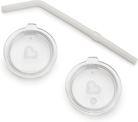 Munchkin Nursing & Feeding,Sippy Cups Munchkin Sippy and Straw Lids for Miracle 360 Cups, 3 Piece Set