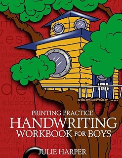 Printing Practice Handwriting Workbook for Boys