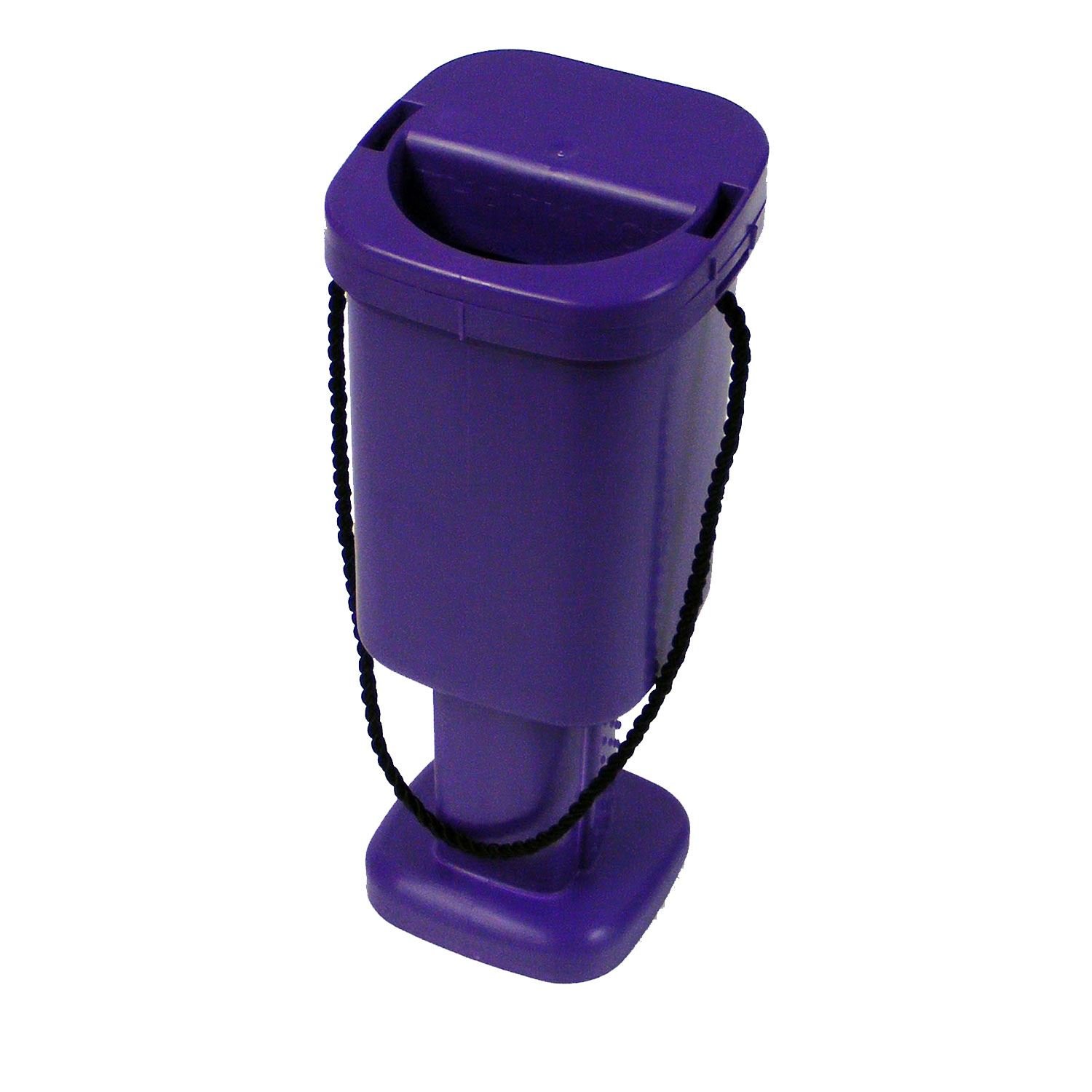 5 Square Charity Money Collection Boxes - Purple