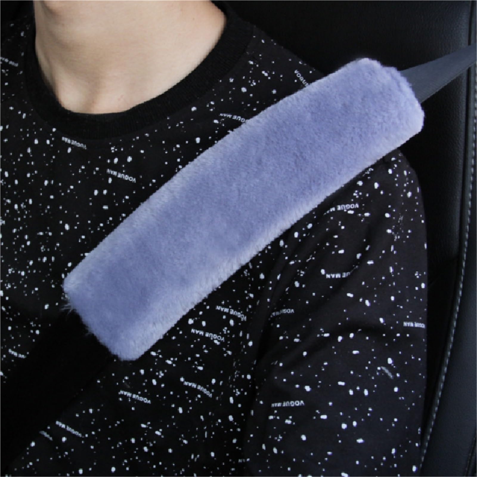 Protector Cinturon Coche Funda for cinturón de seguridad de coche, cinturón de seguridad esponjoso for cinturón de seguridad, Protector de hombro for adultos y niños, accesorios interiores de coche, 2