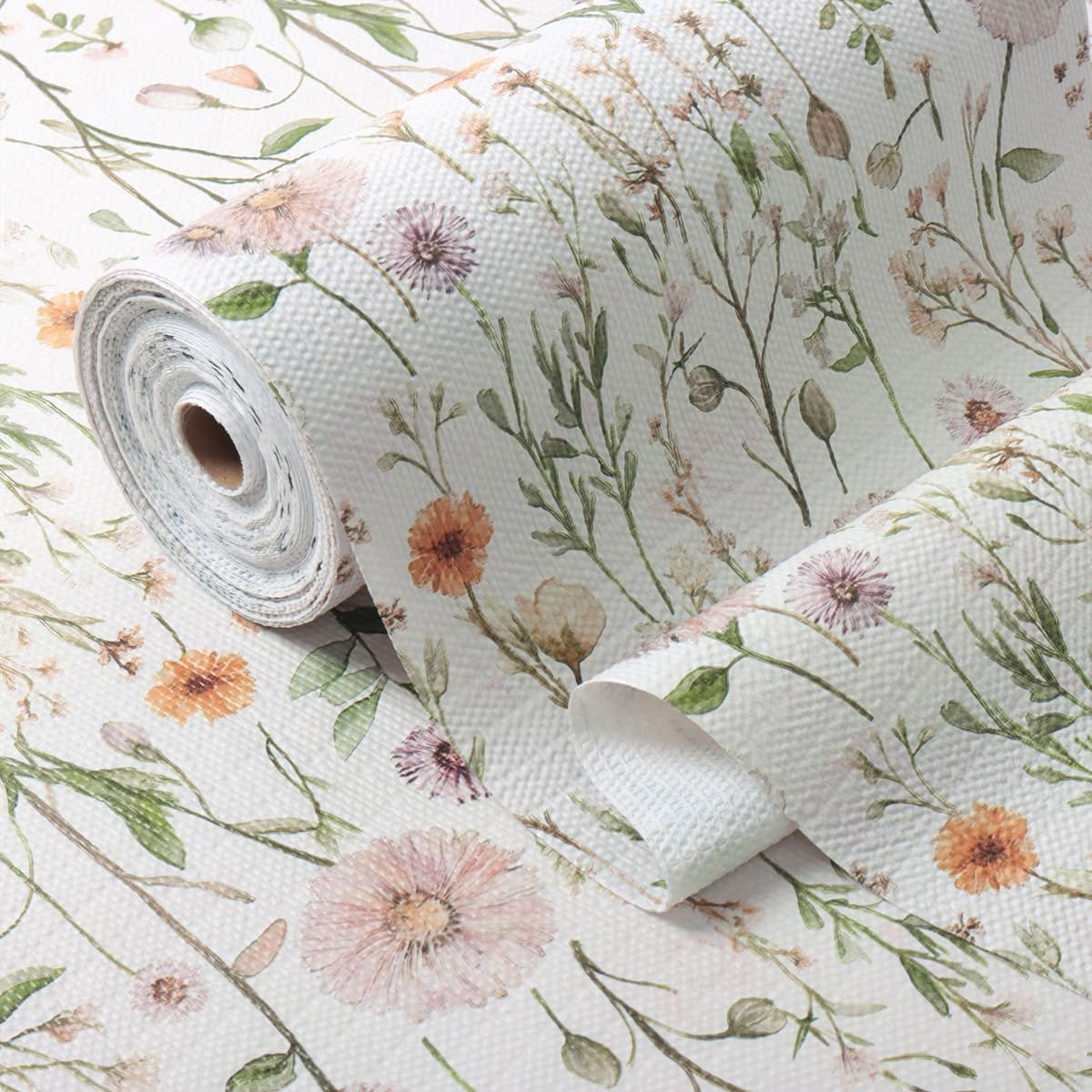 Drawer and Shelf Liner for Kitchen Cabinets Non Adhesive Drawer Liners Floral Cabinet Liner Strong Grip Non Slip Shelf Liners Waterproof Kitchen Shelves Cupboard Liner Easy to Clean 23.6IN x 10FT