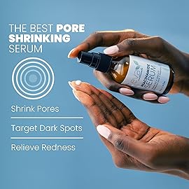 Eva Naturals Niacinamide 5% Serum for Face - B3 Pore Minimizer, Acne Treatment & Dark Spot Corrector with Hyaluronic Acid, Vitamin E, Aloe & Neem - Anti-Aging, Non-Greasy, Hydrating, 2oz