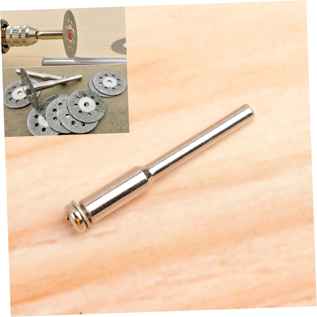 20Pcs Diamond Grinding Cutting Discs for Rotary Tools with 4 Mandrel | Ultrathin Carborundum Build, Stable Slot and Slit Making, Grinder Disc Set, Compact Accessory Pack