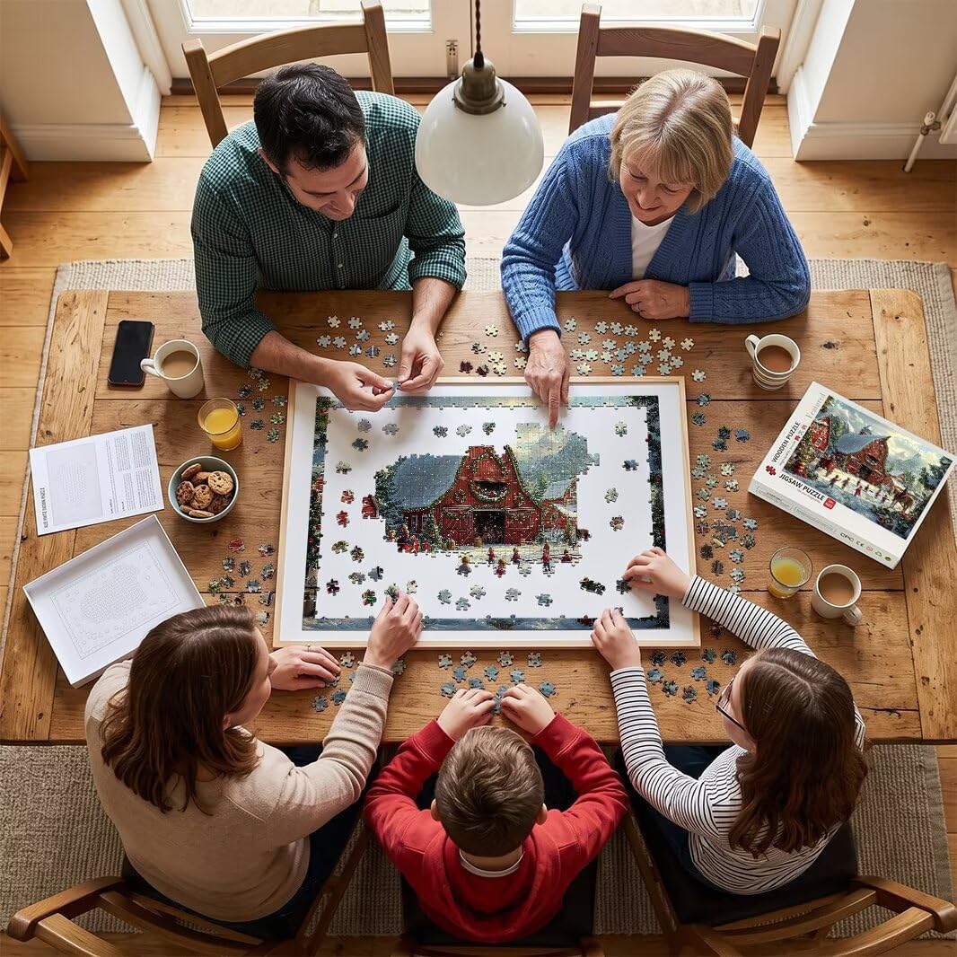 Puzzle 1000 Pièces Adultes, Puzzle Noël Impossibles pour Adultes -4600