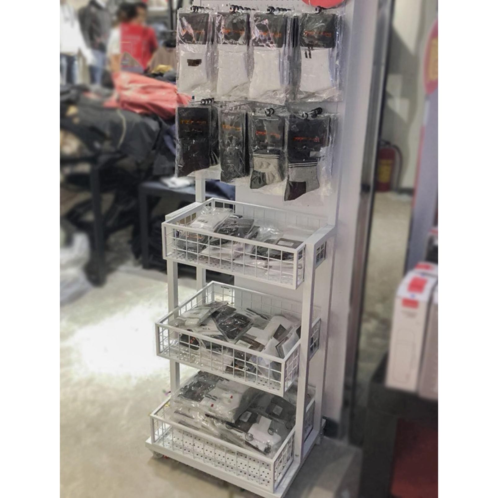 Espositore per patatine fritte, organizer per snack, per negozi di alimentari, ufficio, patatine fritte