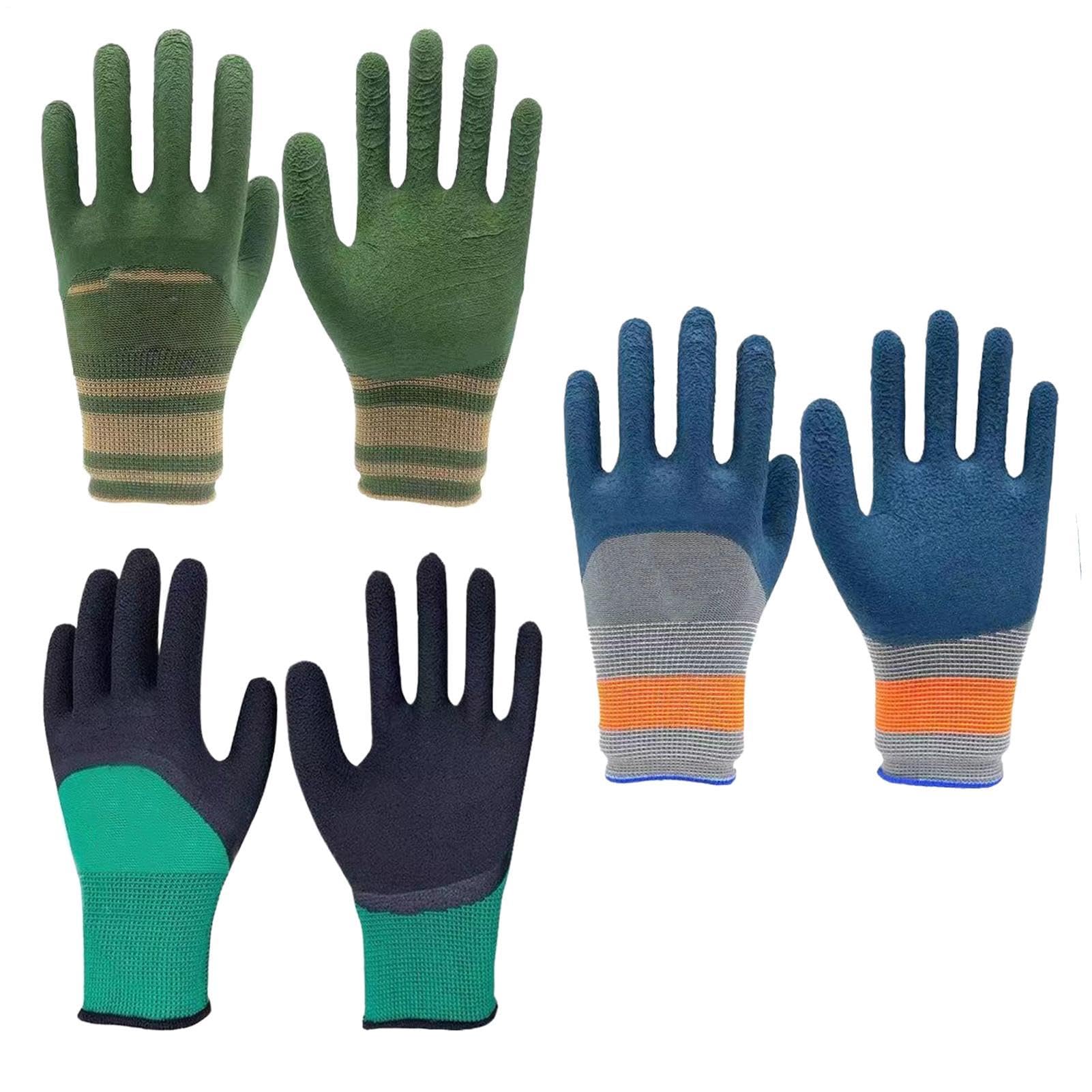 Purewtsry 3 Pairs Thorn Proof Gardening Gloves, Waterproof Garden Gloves Women, Puncture Resistant Work, Outdoor Protective Working, For Yard, Garden, Indoor Outdoor Use