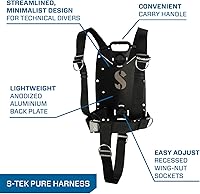 Vista 3 de SCUBAPRO Arnés S-Tek Pure con placa trasera de aluminio