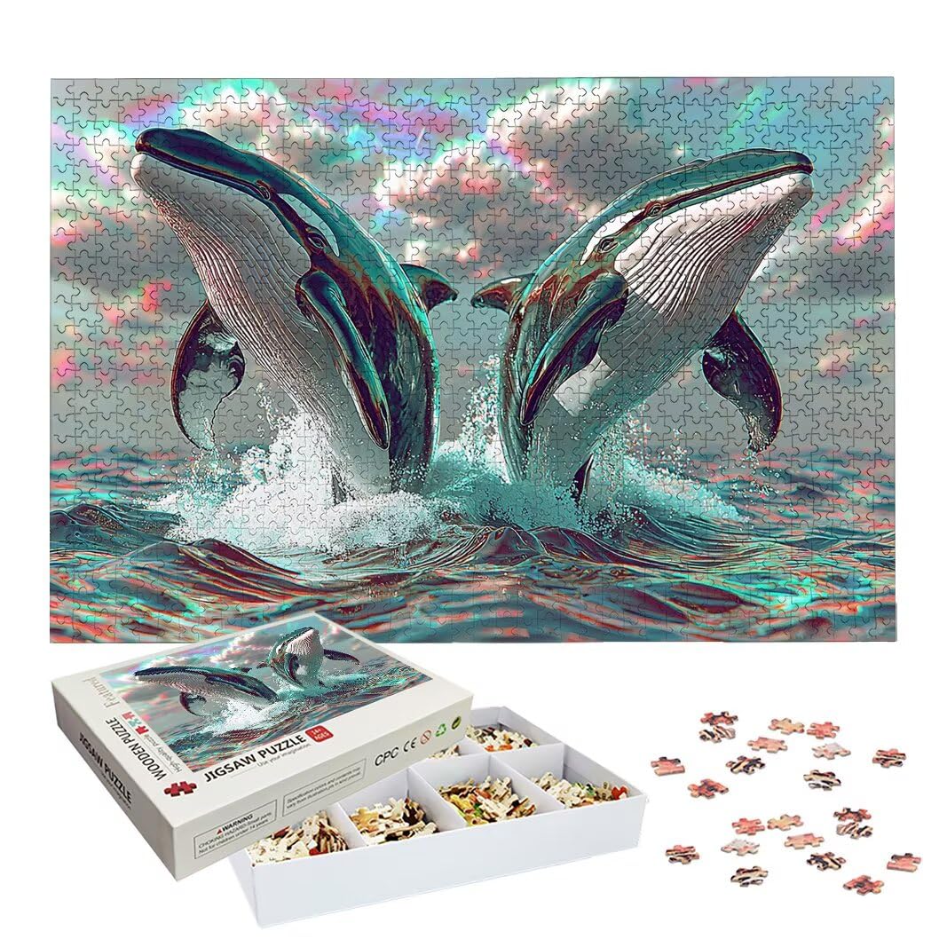 Puzzle Ballena, Puzzle 1500 Piezas para Adultos, Regalo Mujer/Hombre -2489