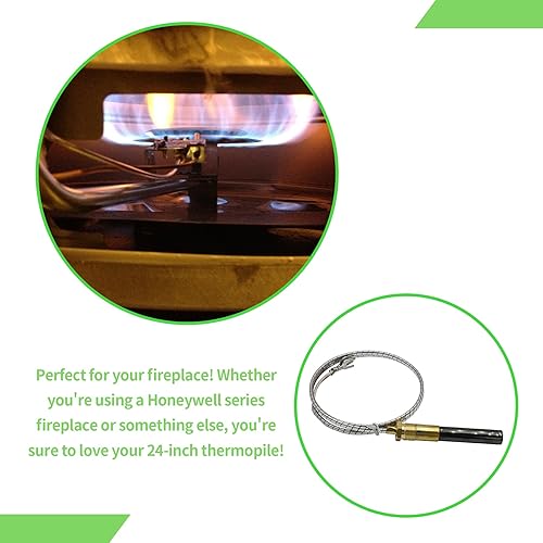 Miniatura 4 de Generadores de termopila de 24 "750 milivoltios termopila Q313A para gas Fireplace, calentador de agua, termopar de grupo de freidora de gas