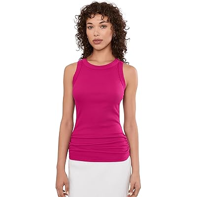 Michael Stars Halley Ruched Side Tank